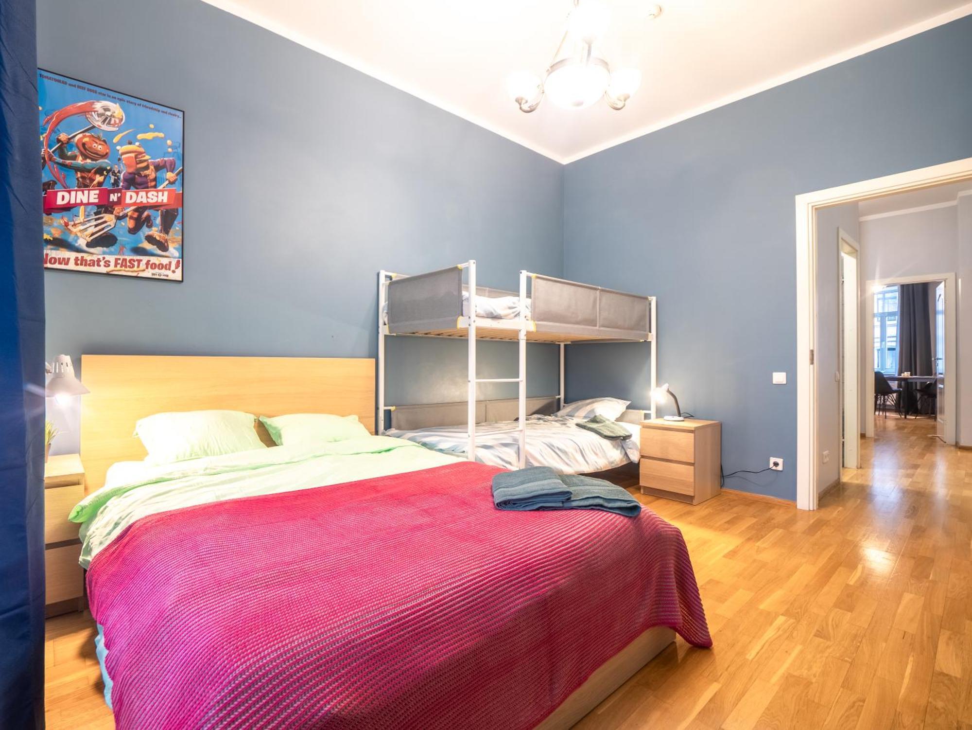 公寓 Spacious 2br For 8 Guests, Quite Centre, Art Nouveau Area 里加